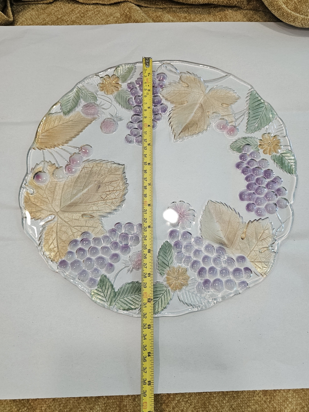 Mikasa Savoir Vivre Cornucopia Cake Plate - Picture 4 of 5